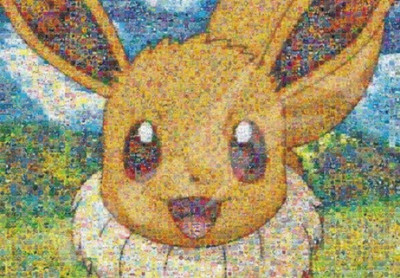 Pokemon Eevee 500 piece Mosaic art R Jigsaw puzzle ENSKY (51x73.5cm) 500T-L20