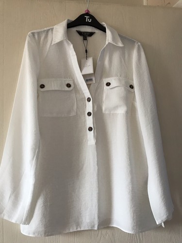 Buy Womans White Lipsy Blouse Size 810 