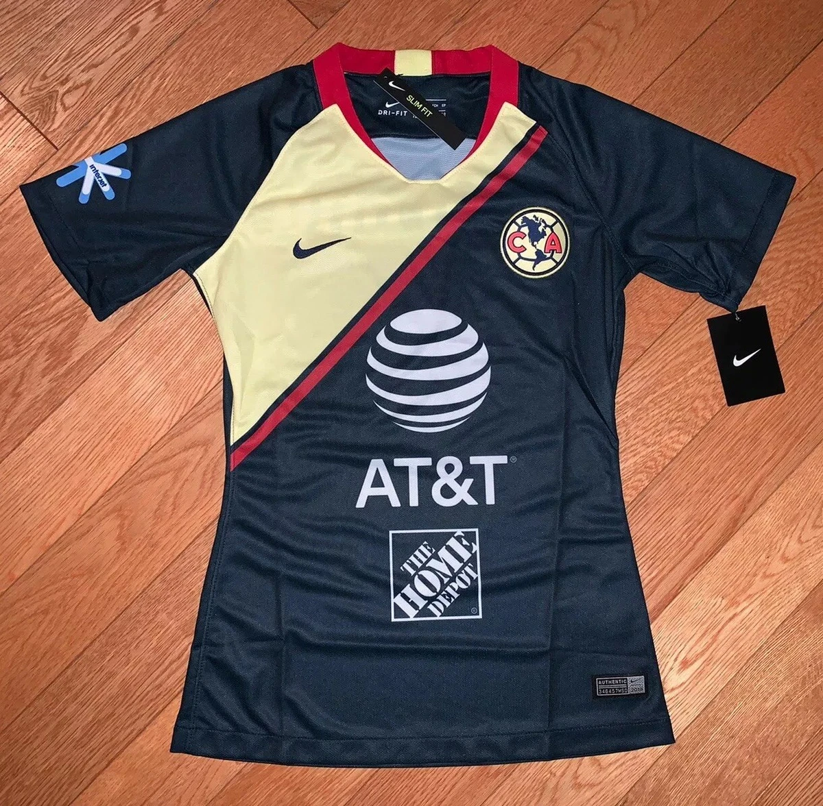 Camiseta Nike Club America Home Soccer 2018 19 feminina grande 919204 455 NOVA US 115