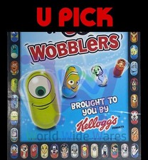 Choice of NEW SEALED Kellogg Disney 2005 Wobbler 3" Beanz Toy - YOU PICK 