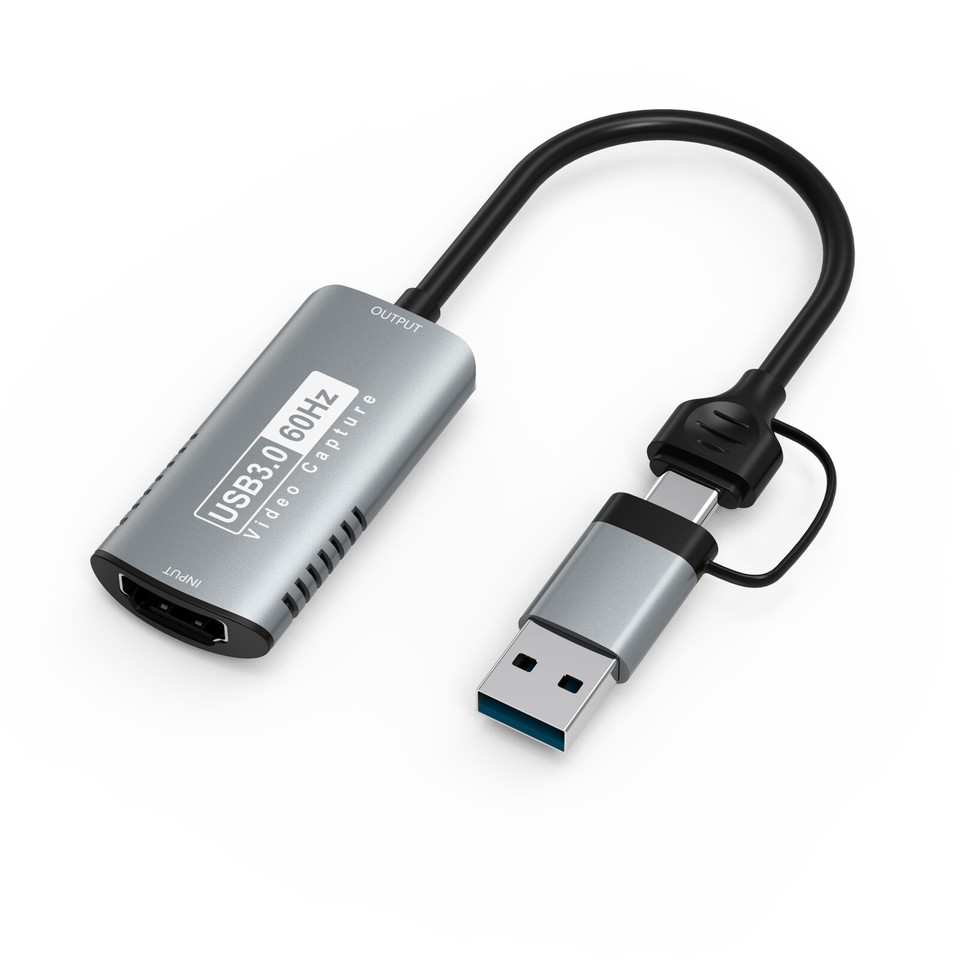 Sefdrert USB 3.0 Videoaufnahmekarte - 3G-SHD HD 1080P 60HZ Konverter Für Kamera Und Gaming