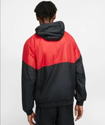 Nike SB Shield Packable Hood Mens Jacket Red Black BV0979 657 XS