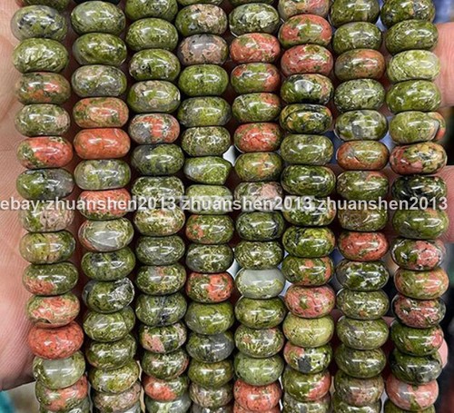 5x8mm Abacus Lapis Lazuli/Labradorite/Jade/Crystal Gems Rondelle Loose Beads 15" - Picture 5 of 73