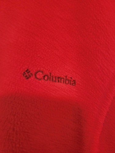 Columbia Fleecejacke durchgehender Reißverschluss Damengröße Large rosa Stehkragen Taschen - Bild 3 von 5