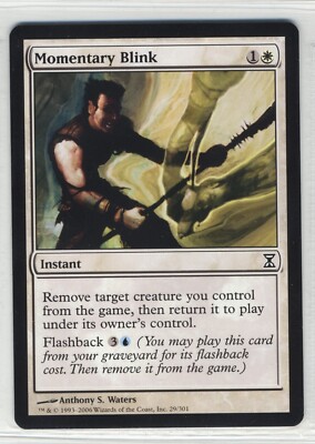 Magic the Gathering Momentary Blink Time Spiral x1 MTG Free Shipping!