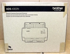 Brother ADS-4300N Duplex Document Scanner Gray ADS4300N NEW SEALED FREE SHIPPING