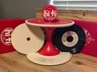 VINTAGE RARE 1950's COCA COLA HI-FI CLUB COLLECTIBLES RECORD CAROUSEL 45's