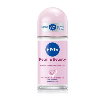 NIVEA Deodorant Roll On With Pearl & Beauty For Women 50ml.