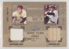 2003 Flair Greats Home Team Cuts /175 Billy Martin Reggie Jackson #BMRJ HOF tw0
