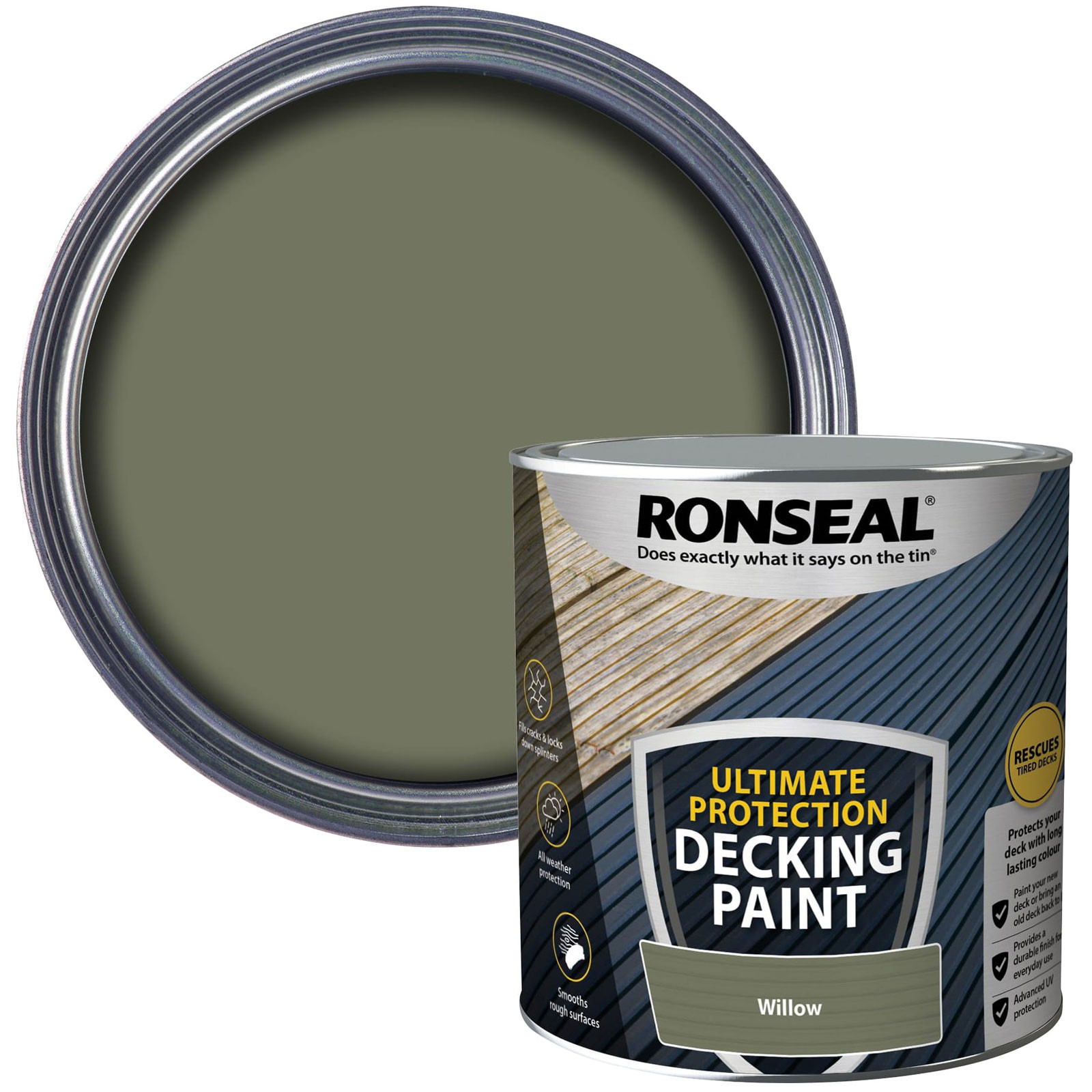 Ronseal Ultimate Protection Decking Stain Willow 2.5 litre