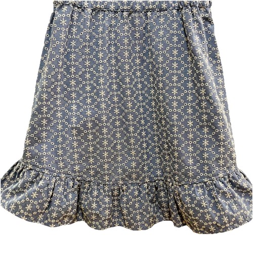 GUESS Lt Blue Embroidered Eyelet Fit and Flare Dress Girls Sz 14 (Womens XS) - Picture 6 of 7