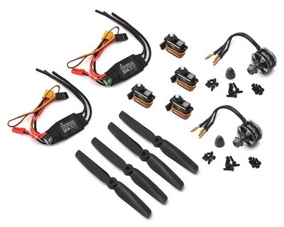 Flite Test Power Pack A Twin - Radials | für RC Maker Schaumstoff Flugzeug