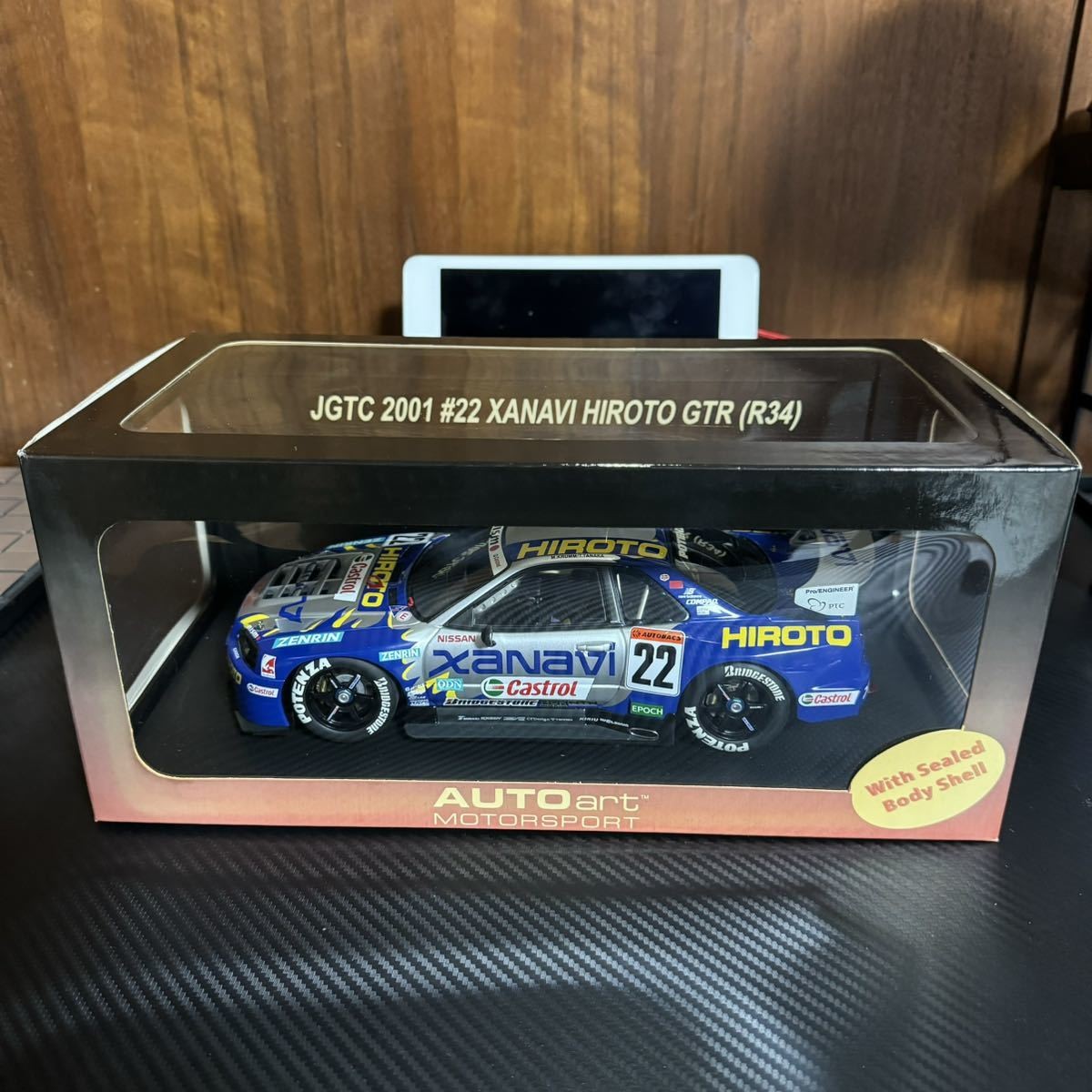 未展示品 オートアート 1/18 XANAVI HIROTO GTR (R34) Near Mint Autoart 1/18 Xanavi Hiroto Gtr R34 | eBay