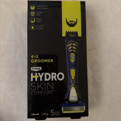 Schick Hydro Skin Comfort Styling Razor with  Beard Trimmer 5 Blades 