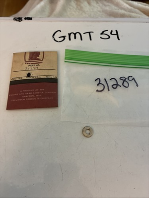 #ad 1 Genuine Tecumseh Washer 31289 Nos Oem Sold Individually $3.95