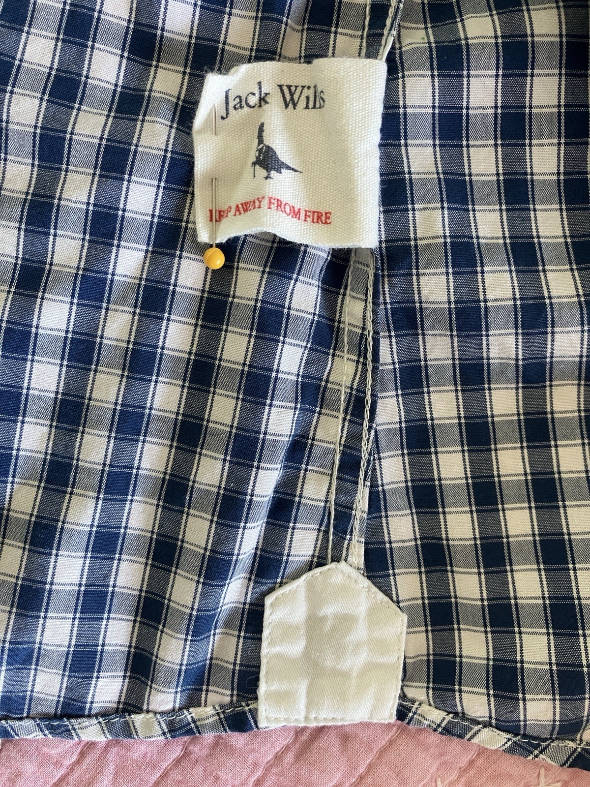 Jack Willis Gingham Buttonfront Shirt Dark Blue A… - image 11