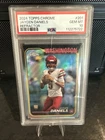 2024 Topps Chrome - Rookies Jayden Daniels #201 Refractor (RC) PSA 10