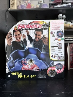 Beyblade Metal Masters Hasbro Triple Battle Set Galaxy Pegasus Und Wetter L-Drache