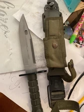 PHROBIS III M9 Bayonet w/original scabbard, excellent condition. 
