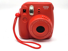 Fujifilm Instax Mini 8 Instant Film Camera PINK w/Leather Case 19sheets of film