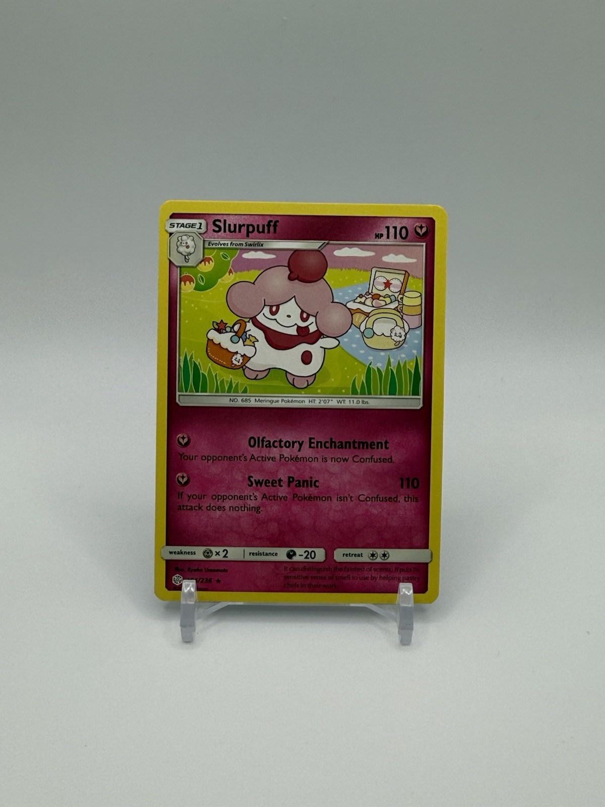 Slurpuff 154/236 Pokemon TCG Sm-Cosmic Eclipse Regular Rare