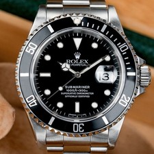 Rolex Submariner Date 40mm 1996 Stainless Ste...