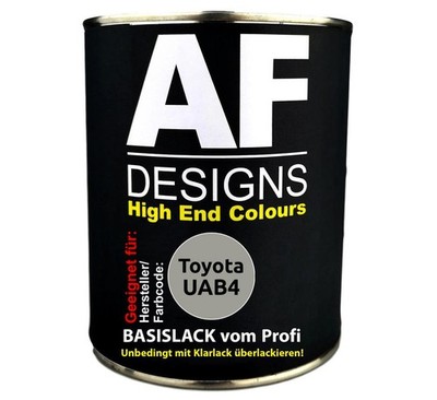 250ML Autolack für Toyota UAB4 Warm Gray Metallic Basislack spritzfertig