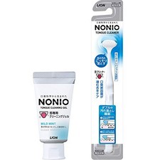 NONIO Limpiador de Lenguas + Juego de Gel Limpiador de Lenguas (2 Surtidos) Japón