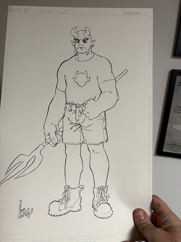 Blue Devil Charakter Design von Bill Willingham