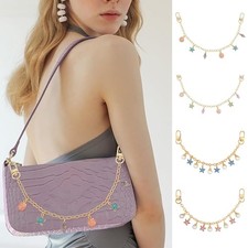 Starfish Shell Pearl Charm Decoration for Bags Clothes Shoes Accessory Keychain