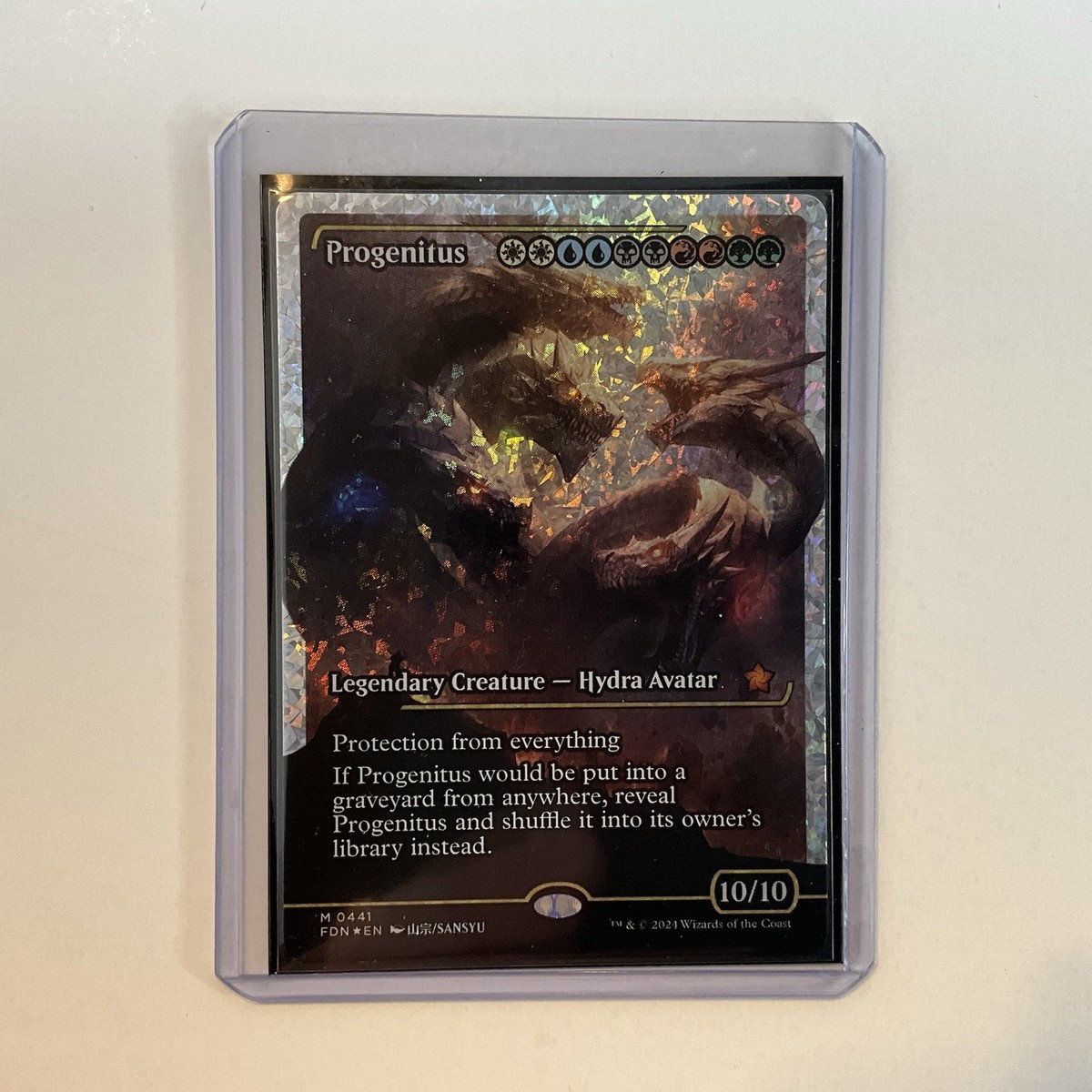 MTG Progenitus (0441) *Fracture Foil* Showcase NM/MT