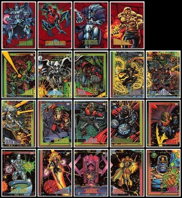 1993 Marvel Universe Series 4 133/180 Card Partial Set + 4 Red Foil Inserts