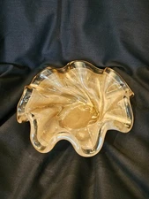 Murano-Style Handkerchief Decorative Bowl