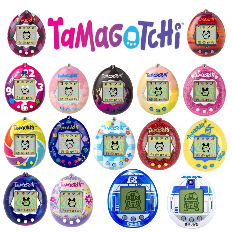 Bandai Tamagotchi Gen 2 Pink Glitter Design - Electronic Virtual Pet - Image 2 of 3