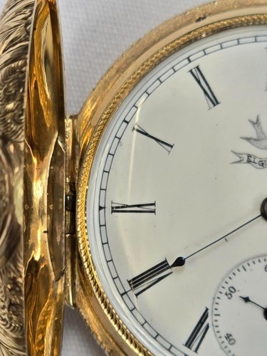Reloj Bolsillo Hamilton 1931 Cara Abierta Grado 912 Modelo 2 17 Joyas Ajustadas - Imagen 6 de 19