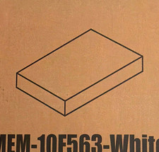 Queen 10in Cold Foam Mattress Firm White Breathable CertiPUR-US MEM-10F563