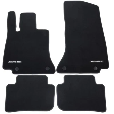 Original OEM Mercedes AMG CLE C236 Fußmatten Velours 4 teilig schwarz - Bild 1 von 3