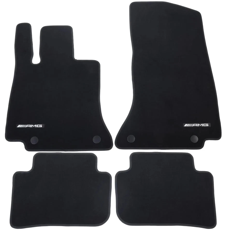 Original OEM Mercedes AMG CLE C236 Fußmatten Velours 4 teilig schwarz - Bild 1 von 3