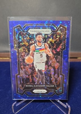 2023-24 Panini Prizm - Nickeil Alexander-Walker #218 Blue Fast Break Prizm /150