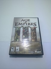 Age of Empires III PC, 2005 Game with manual, box and key 3 DISKS PC B01