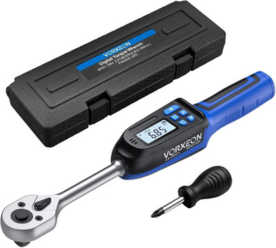 Precision Digital Torque Wrench 3/8'' - 4.9-99.6 Ft-Lb with Alerts