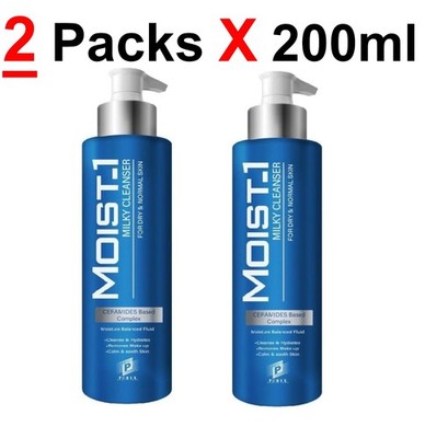 Purex MOIST_1 Milky Cleanser for Dry&Normal Skin Gentle Hydration (2PacksX200ml)
