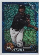 2016 Bowman Chrome Prospects Blue Shimmer Refractor Jose Adames #BCP220 1w6