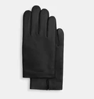 Coach Men's Black Leather Tech Gloves (CV863) Sizes M/L/XL - NWT