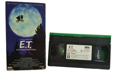 E.T. The Extra-Terrestrial 1988 Black Green TESTED VHS Steven Spielberg