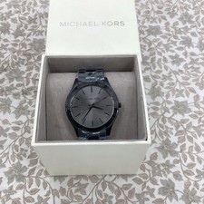 Michael Kors MK8507 Slim Runway 44mm Mens Watch - Black for  display picture 1