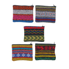 Retro Woven Coin Purse Assorted - Thailand