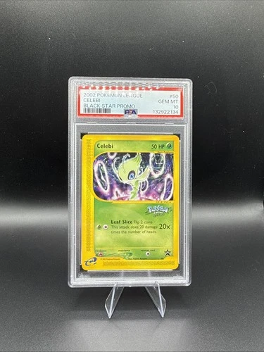 Pokemon Celebi 4 Ever Movie Pokemon League Black Star Promo #50 PSA 10 Gem Mint