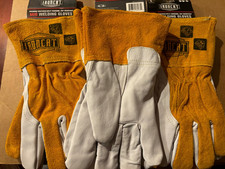 Ironcat mig  6143L large  Welding Gloves FleeceLined Premium Goatskin  3 Pair