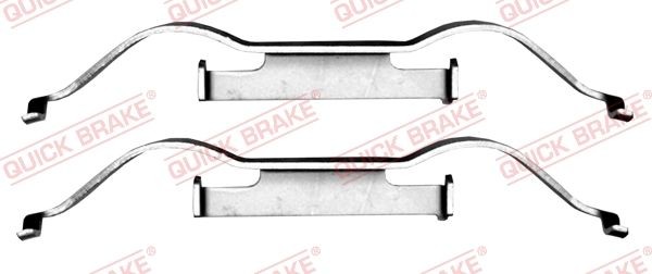 Quick Brake ZubehöRsatz, Scheibenbremsbelag 109-1681 FüR VW-image